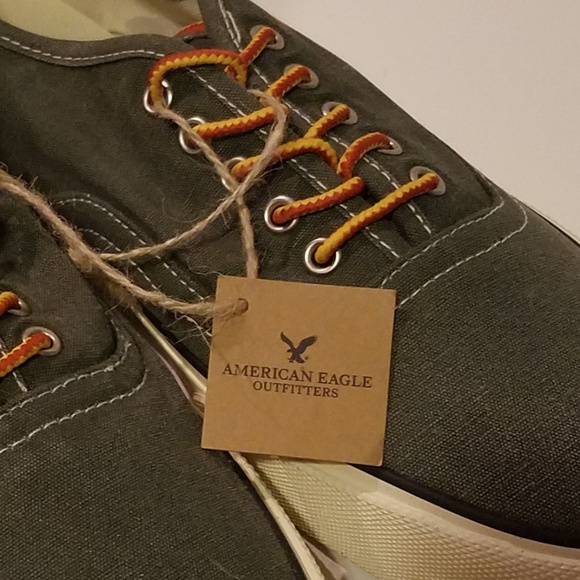 American Eagle Outfitters Canvas Lace Up Shoe Sz 9 - Picture 5 of 5